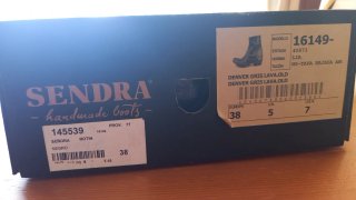 Botines Sendra Piel Talla 38, modelo 16149