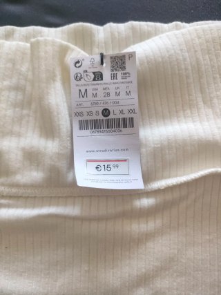 Jersey beige escote Bardot manga larga