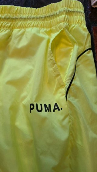 Pantalón Chándal Puma Amarillo Talla M