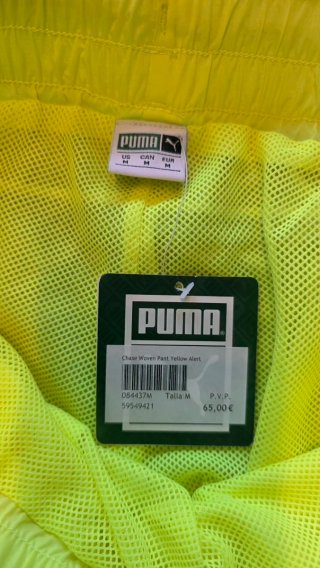 Pantalón Chándal Puma Amarillo Talla M