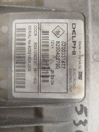 CENTRALITA MOTOR UCE RENAULT CLIO II FASE II (B/C