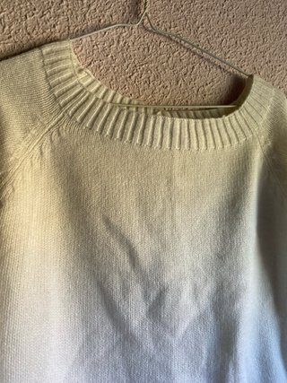 Jersey básico cuello redondo blanco