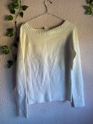 Jersey básico cuello redondo blanco