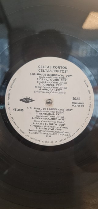 LP Celtas Cortos Salida de Emergencia 1989