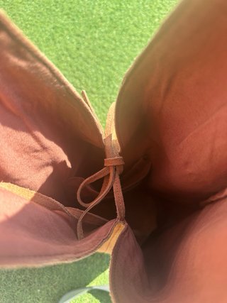 Bolso shopping cuero marrón Zing