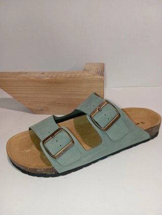 Sandali donna vera pelle nabuk waterproof nuovi