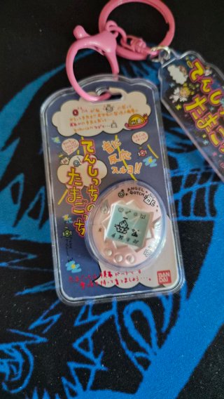 Llavero doble Tamagotchi Angel Rosa