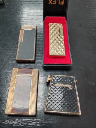 Set di 4 accendini vintage