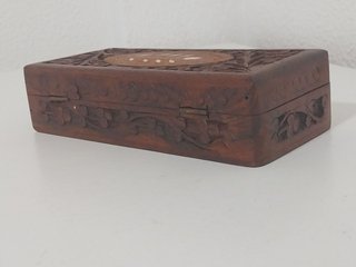 Caja joyero de madera Vintage / Artesanal
