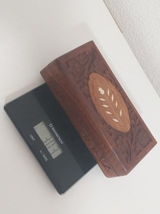 Caja joyero de madera Vintage / Artesanal