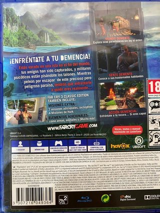 🇪🇸 Far Cry 3 Classic Edition PS4 raro pal españa