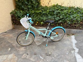 Bicicleta Paseo Niña Mint/Azul