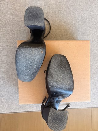 Zapatos Gioseppo negros tacón plataforma