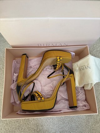 Sandalias Alexandre Birman Doradas Talla 38
