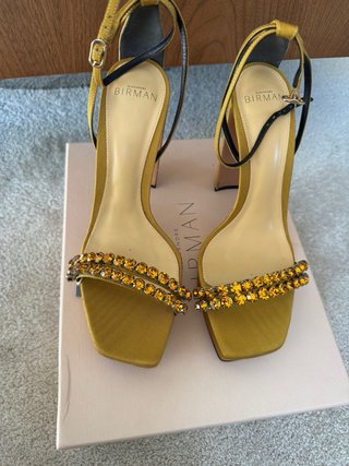 Sandalias Alexandre Birman Doradas Talla 38