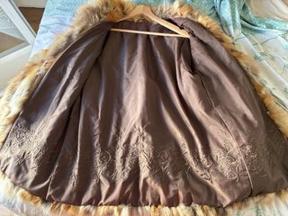 Abrigo Piel Vintage Mujer