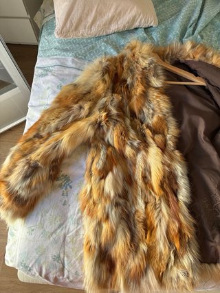 Abrigo Piel Vintage Mujer
