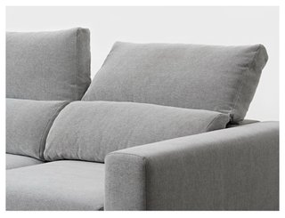 Sofá IKEA Eskilstuna 3 plazas gris