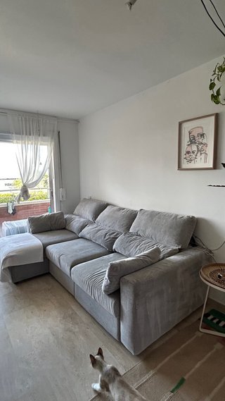 Sofá IKEA Eskilstuna 3 plazas gris