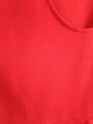 Vestido de tirantes rojo
