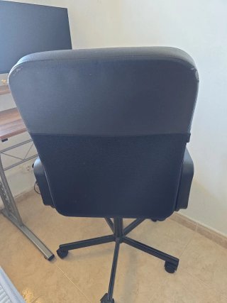 Silla de oficina Ikea negra