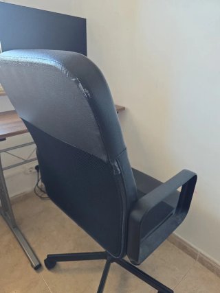 Silla de oficina Ikea negra