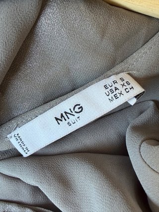 Blusa Mango Metalizada Talla M