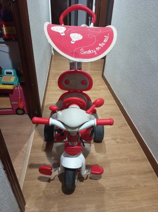 Triciclo Evolutivo Smoby Rojo