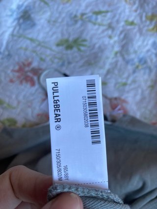 Camiseta Pull&Bear gris topo M