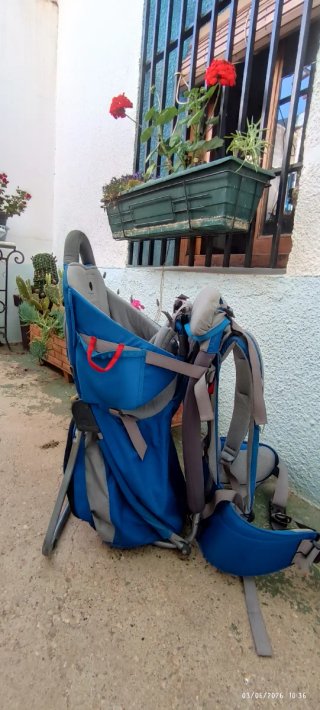 Mochila Portabebés Montaña Vaude Azul