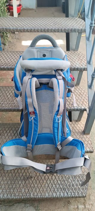 Mochila Portabebés Montaña Vaude Azul