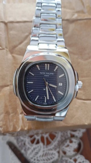 Patek Philippe Reloj Gris y Plateado