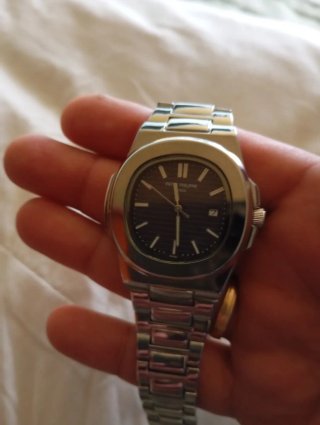 Patek Philippe Reloj Gris y Plateado
