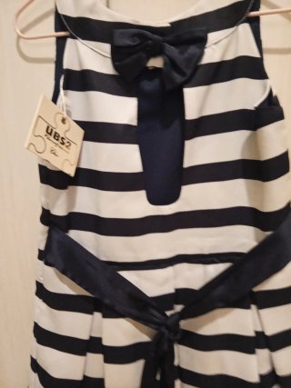 Vestido niña rayas