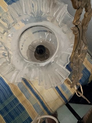 Lámpara de techo caballos y herraduras