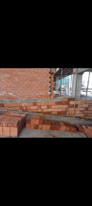Colocación de ladrillos