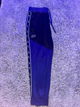Pantalón Nike Negro y Azul Talla M