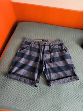 Pantalones cortos chico rayas vaqueras