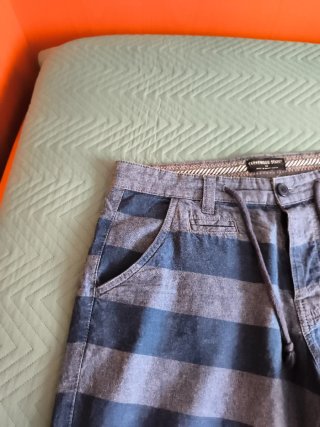 Pantalones cortos chico rayas vaqueras