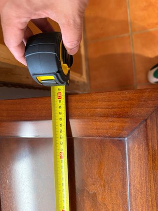 Mesa recibidor de madera 130x40x76