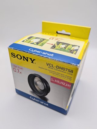 Cámara Sony DSC-H5 + Lente Gran Angular 0.7x