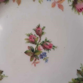 4 Tríos Royal Albert Moss Roses Porcelana Fina
