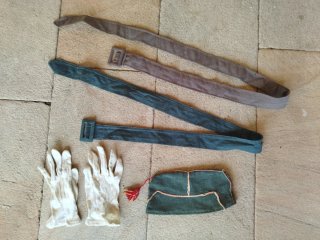 Abrigo militar vintage gris