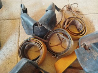 Abrigo militar vintage gris