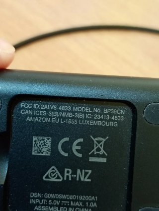 Cavo Aux Echo Alexa BP39CN originale Nuovo
