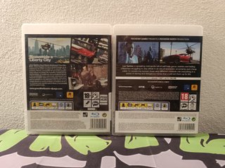 Grand Theft Auto IV y V PS3 Pal Esp