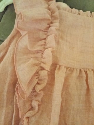 Vestido niña rosa volantes. Tartaleta. Nuevo.
