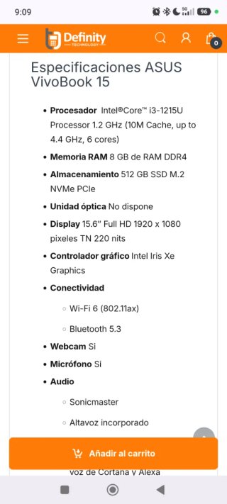 Asus Vivobook 15 Plata