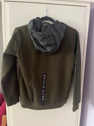Sudadera niño verde talla 14