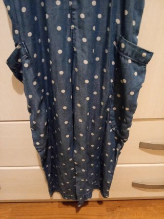 Mono vaquero niña lunares 6-7 años. Nuevo.